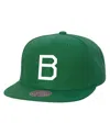 Mitchell & Ness Men's  Green Brooklyn Dodgers Cooperstown Collection Evergreen Snapback Hat In Green