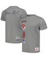 Mitchell & Ness Men's  Heather Gray Boston Red Sox Cooperstown Collection City Collection T-shirt In Heather Gray