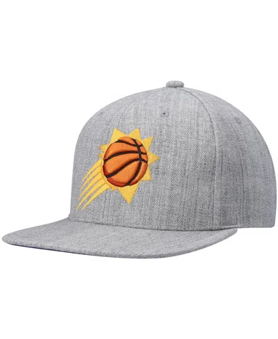 MITCHELL & NESS MEN'S MITCHELL & NESS HEATHERED GRAY PHOENIX SUNS 2.0 SNAPBACK HAT