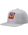 Mitchell & Ness Men's  Heathered Gray Phoenix Suns Hardwood Classics Team 2.0 Snapback Hat In Heathered Gray