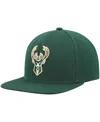 Mitchell & Ness Men's  Hunter Green Milwaukee Bucks Ground 2.0 Snapback Hat In Hunter Green