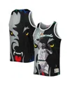 Mitchell & Ness Men's  Kevin Garnett Black And Gray Minnesota Timberwolves Sublimated Player Tank Top In Black,gray