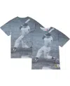 Mitchell & Ness Men's  Mickey Mantle New York Yankees Cooperstown Collection Highlight Sublimated Pla In White