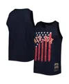 Mitchell & Ness Men's  Navy Boston Red Sox Cooperstown Collection Stars And Stripes Tank Top In Blue
