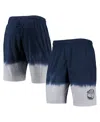 Mitchell & Ness Men's  Navy, Gray Georgetown Hoyas Tie-dye Shorts In Navy,gray