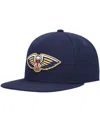 Mitchell & Ness Men's  Navy New Orleans Pelicans Ground 2.0 Snapback Hat In Navy
