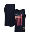 Mitchell & Ness Men's  Navy Seattle Mariners Cooperstown Collection Stars And Stripes Tank Top In Blue