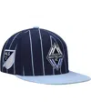 Mitchell & Ness Men's  Navy Vancouver Whitecaps Fc Team Pin Snapback Hat In Navy