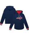 Mitchell & Ness Men's  Navy Washington Capitals Legendary Slub Hoodie Long Sleeve T-shirt In Navy