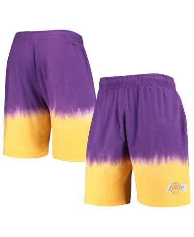 Mitchell & Ness Men's  Purple, Gold Los Angeles Lakers Hardwood Classics Authentic Shorts In Purple,gold