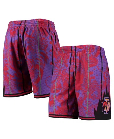 Mitchell & Ness Men's  Purple Toronto Raptors Hardwood Classics Lunar New Year Swingman Shorts