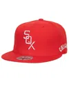 Mitchell & Ness Men's  Red, Chicago White Sox Bases Loaded Fitted Hat In Red