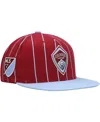 Mitchell & Ness Men's  Red Colorado Rapids Team Pin Snapback Hat In Red
