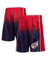 Mitchell & Ness Men's  Red, Navy Houston Rockets 1996/97 Hardwood Classics Fadeaway Reload 3.0 Swingm In Red,navy