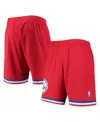 Mitchell & Ness Men's  Red Philadelphia 76ers 2002-03 Hardwood Classics Swingman Shorts In Red
