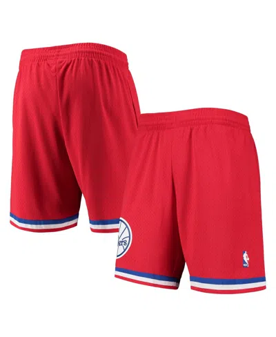 Mitchell & Ness Men's  Red Philadelphia 76ers 2002-03 Hardwood Classics Swingman Shorts