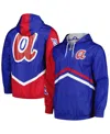 Mitchell & Ness Men's  Royal Atlanta Braves Undeniable Full-zip Hoodie Windbreaker Jacket In Royal