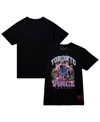 Mitchell & Ness Men's  Vince Carter Black Toronto Raptors Hardwood Classics Bling Concert Player T-sh In Black