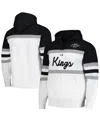 Mitchell & Ness Men's  White, Black Los Angeles Kings Head Coach Pullover Hoodie In White,black
