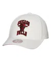 Mitchell & Ness Men's  White Chicago Bulls Hardwood Classics All In Retro Snapback Hat In White