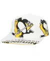 Mitchell & Ness Men's  White Pittsburgh Penguins In Your Face Deadstock Snapback Hat In White