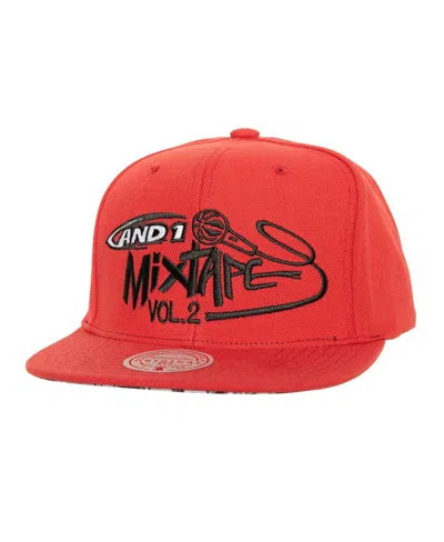 Mitchell & Ness Men's  X And1 Red Mixtape Vol. 2 Adjustable Hat