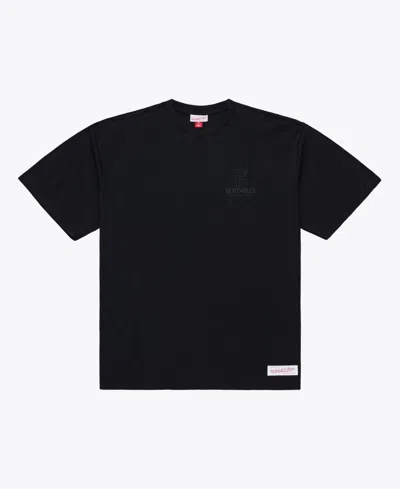 Mitchell & Ness Men's Mitchell Ness Black Florida State Seminoles Monochrome Icon T-shirt