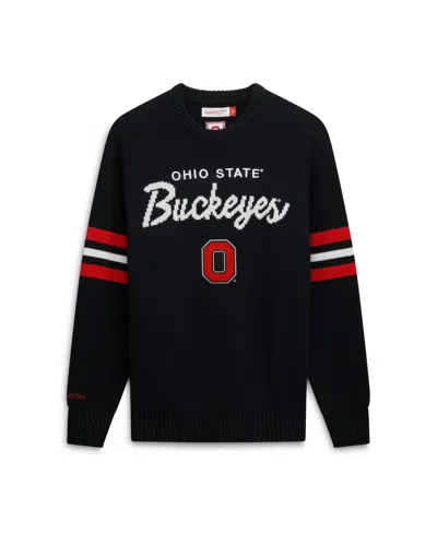 Mitchell & Ness Men's Mitchell Ness Black Ohio State Buckeyes Head Coach Sweater
