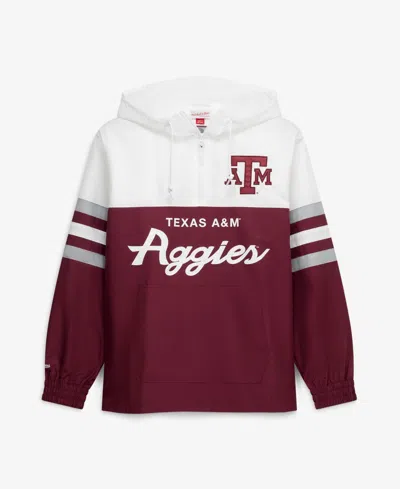 Mitchell & Ness Men's Mitchell Ness Maroon Texas A&m Aggies Head Coach Lightweight Anorak Half-zip Windbreaker In Multi