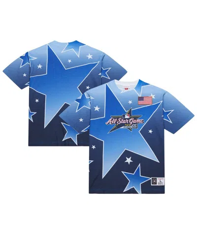 Mitchell & Ness Men's Navy 2025 Mlb All-star Game Stars Stripes T-shirt