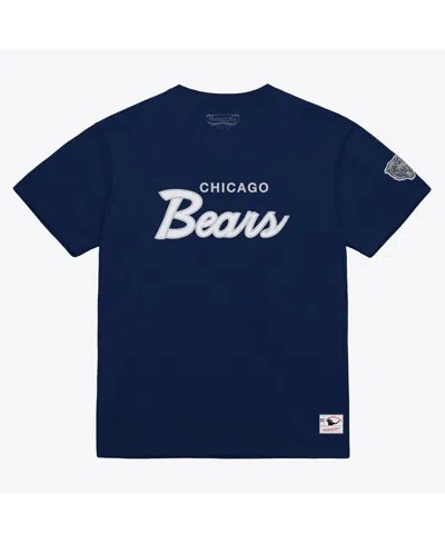 Mitchell & Ness Men's Navy Chicago Bears Head Coach Classic T-shirt In Blue