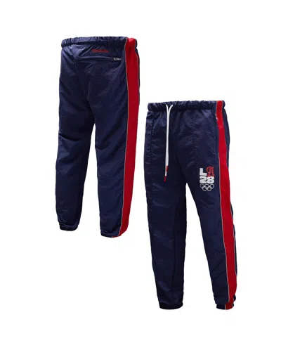 Mitchell & Ness Men's Navy La28 Windbreaker Pants