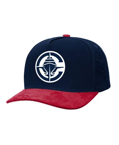 Mitchell & Ness Men's Navy/red La Clippers May Flowers Adjustable Hat In Multi