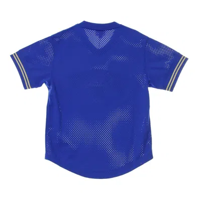 Mitchell & Ness Men's Nba Championship Game Mesh V-neck Jersey Phi76e In Blue
