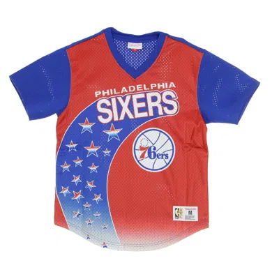 Mitchell & Ness Men's Nba Game Winning Shot Mesh V-neck Jersey Phi76e In Multi