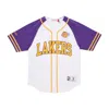 Mitchell & Ness Men's Nba Practice Day Button Front Jersey Hardwood Classics Loslak White In White