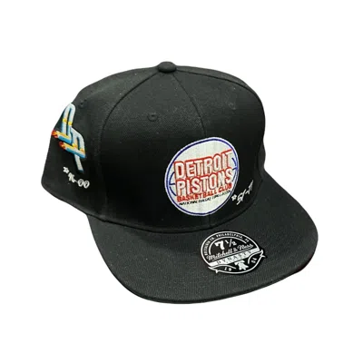 Mitchell & Ness Men's Nba Timeline Fitted Hwc Detroit Pistons Hat In Black