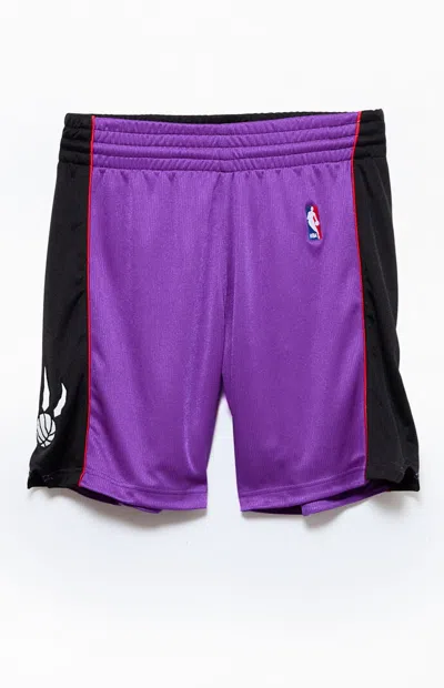 Mitchell & Ness Men's Nba Toronto Raptors Mesh Shorts In Purple