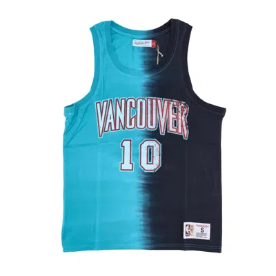 Mitchell & Ness Men's Nba Vertical Tie Dye Tank Hardwood Classics No 10 Mike Bibby Vangri In Blue