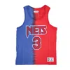 Mitchell & Ness Men's Nba Vertical Tie Dye Tank Hardwood Classics No 3 Drazen Petrovic Nejnet In Multi