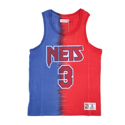 Mitchell & Ness Men's Nba Vertical Tie Dye Tank Hardwood Classics No 3 Drazen Petrovic Nejnet In Multi