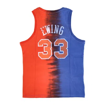 Mitchell & Ness Men's Nba Vertical Tie Dye Tank Hardwood Classics No 33 Patrick Ewing Neykni In Multi