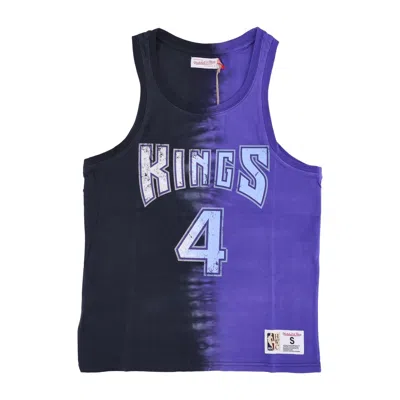 Mitchell & Ness Men's Nba Vertical Tie Dye Tank Hardwood Classics No 4 Chris Webber Sackin In Multi