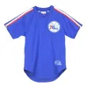 Mitchell & Ness Men's Nba Winning Team Mesh V-neck Jersey Phi76e In Blue