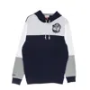Mitchell & Ness Men's Ncaa Fusion Fleece 2.0 Geohoy Hoodie In Navy/white