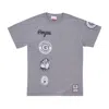 Mitchell & Ness Men's Ncaa Hometown Tee T-shirt In Gray