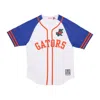 Mitchell & Ness Men's Ncaa Practice Day Button Front Jersey Flogat White In White