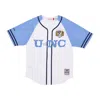 Mitchell & Ness Men's Ncaa Practice Day Button Front Jersey Unchee In White
