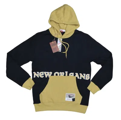 Mitchell & Ness Men's New Orleans Saints Nfl Throwbacks Hoodie Sweatshirt In Black