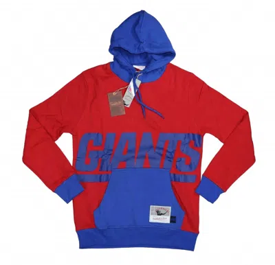 Mitchell & Ness Men's New York Giants Nfl Throwbacks Hoodie Sweatshirt In Red/blue In Multi